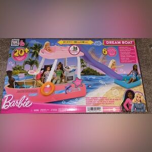 Barbie Dolphin Magic Ocean View Boat - Pink and Blue